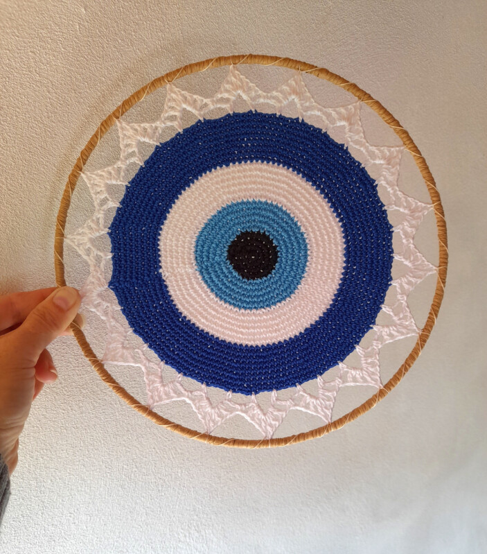 Krajka "Evil Eye" - 25 cm